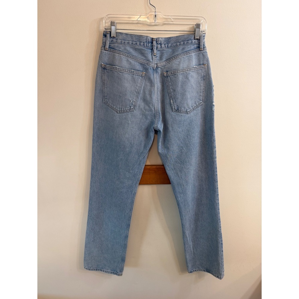 AGOLDE Lana Straight Leg Jeans Fiction Light Wash Blue Denim 27 NWT A140C-1141 - Picture 5 of 8
